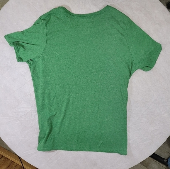 Celebrate St Patricks Womens Short Sleeve T-Shirt Lucky Green and White Size 3X - Picture 4 of 7